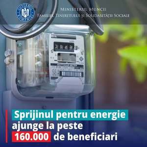 Ministrul Muncii: Astăzi, încă 168.606 de români vulnerabili primesc sprijin pentru energie în valoare de 16,7 milioane lei pentru plata facturilor din iulie şi august
