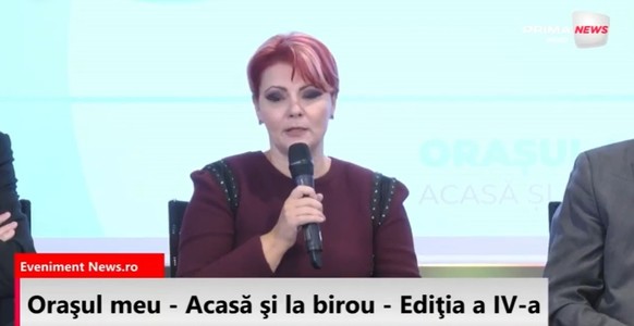 Conferinţa News.ro – Lia Olguţa Vasilescu: Craiova este al patrulea oraş din România unde preţurile locuinţelor au depăşit 2000 de euro pe metrul pătrat
