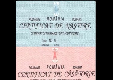 MAI: Plastifierea actelor de stare civilă, precum certificate de naştere şi de căsătorie, nu este legală / Documentele devin nule şi fără valabilitate - VIDEO