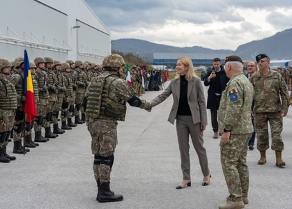 MApN: Militari români din Bosnia şi Herţegovina, apreciaţi de Kaja Kallas, Înaltul Reprezentant al UE pentru Afaceri Externe şi Politica de Securitate şi Vicepreşedinte al Comisiei Europene