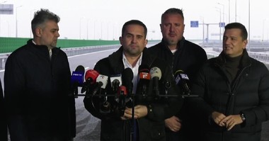 Ministrul Transporturilor: Dăm în circulaţie încă 13 kilometri din Autostrada Moldovei, lotul Pietroasele-Buzău/ Vom putea circula de la Bucureşti la Focşani doar pe autostradă, pe o distanţă de 210 kilometri 