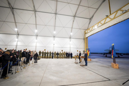 Secretar de stat MApN: Prezenţa avioanelor de luptă Eurofighter Typhoon şi activitatea detaşamentului german pentru misiunea NATO de Poliţie Aeriană consolidată sunt esenţiale / Acordăm o prioritate deosebită protejării spaţiului aerian

