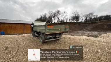 Amenzi de 30.000 de lei, date de Garda Naţională de Mediu pentru amenajarea ilegală a unei parcări în albia râului Argeşel