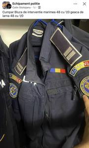 Sindicaliştii din Poliţie reclamă că s-a ajuns în situaţia în care angajaţii trebuie să se organizeze în grupuri pe reţelele de socializare pentru a schimba elemente de uniformă
