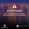 Nou tip de fraudă în numele Poliţiei Române şi al DNSC: mesaje on-line înşelătoare privind blocarea unor dispozitive / Infractorii cer utilizatorilor achitarea unei amenzi de 1.250 de lei, în două ore, prin card bancar/ Recomandările autorităţilor