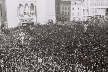 Moment de reculegere şi omagiu la Timişoara, la 36 de ani de la momentul în care oraşul s-a declarat liber de comunism