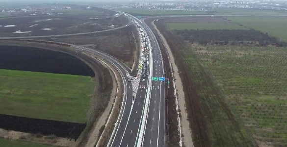 Nou tronson al autostrăzii A7 (Autostrada Moldovei), între Focşani şi Adjud, deschis circulaţiei/ CNAIR: Se circulă continuu de la Bucureşti la Adjud - VIDEO