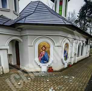 Biserică veche de peste un secol, de la intrarea în Parcul Crâng, din municipiul Buzău, vandalizată de persoane necunoscute
