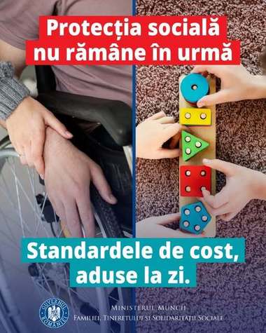 Florin Manole: Din 2026, alocaţia zilnică de hrană va fi 32 de lei, o creştere cu peste 60%. Am crescut şi finanţarea serviciilor sociale, cu 44% pentru serviciile destinate copiilor şi cu 39% pentru persoanele adulte cu dizabilităţi