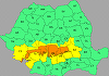 Cod portocaliu de ploaie şi lapoviţă luni şi marţi, în zonele de deal şi de munte din şase judeţe/ La altitudini mari, zăpadă de aproape jumătate de metru/ Cantităţi de apă de până la 80 de litri pe metru pătrat/ Ploi şi în alte zone din ţară