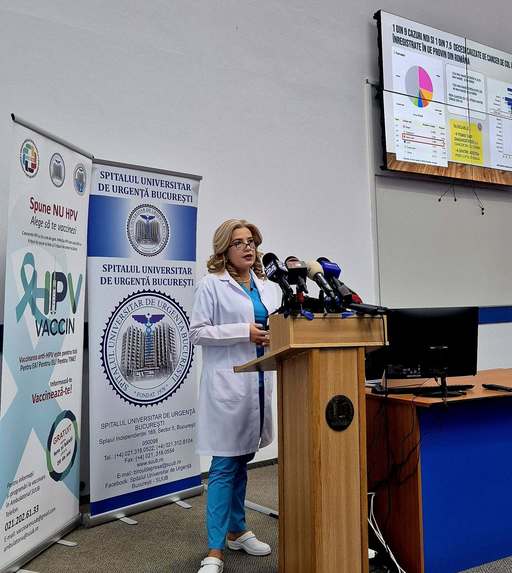 Medicul Monica Cîrstoiu, despre cancerul de col uterin: Avem o mortalitate de 17 la 100.000 de femei, adică de 4 ori mai mare decât cea europeană/ Cea mai tânără pacientă de la SUUB a avut 19 ani. Vaccinul anti-HPV e sigur, omologat în SUA în 2006

