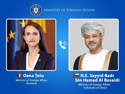 Oana Ţoiu a discutat cu ministrul de Externe din Oman despre situaţia turiştilor români blocaţi în Muscat şi Salalah şi despre necesitarea facilitării unor zboruri spre România şi Europa, care ulterior să poate prelua şi români din Dubai