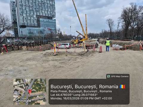 Garda de Mediu a intensificat controalele în Bucureşti, după înregistrarea unor concentraţii ridicate de particule în suspensie/ Verificări pe şantierele din nordul Capitalei, dar şi la primării, în ceea ce priveşte măsurile dispuse