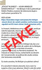 MAI atrage atenţia asupra unor informaţii false vizându-i pe Ilie Bolojan şi Cătălin Predoiu/ Textele, însoţite de link-uri spre site-uri care pot fura datele personale ale utilizatorilor