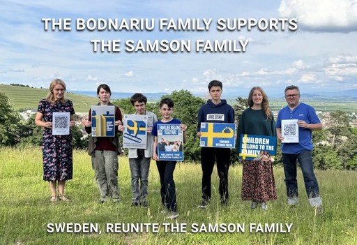 Manifestaţie de solidaritate la Bucureşti cu familia Samson, ale cărei fete sunt reţinute de autorităţile din Suedia – Mai mulţi parlamentari s-au alăturat / Titus Corlăţean: Noi astăzi aici nu facem politică - VIDEO