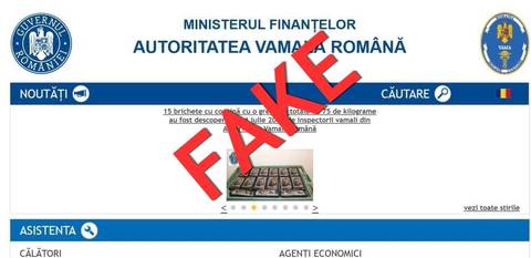 Autoritatea Vamală Română: Informaţia din mediul online că instituţia ar fi confiscat 75 de kg de cocaină ambalată în pachete cu fotografia preşedintelui Volodymyr Zelenskyy este falsă. Verificaţi informaţiile doar din surse oficiale şi de încredere