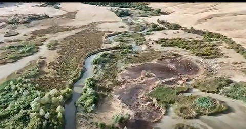 Lacul de acumulare de la Suplacu de Barcău, afectat de secetă. Gradul de umplere este de doar 39% - FOTO, VIDEO
