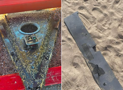 Salvamarii, apel către turiştii de pe litoral, după ce valurile au adus la mal, pe plaja Gloria din Eforie Sud, un obiect care pare să fie un fragment de dronă: Nu atingeţi obiectele necunoscute aduse de mare pe mal!