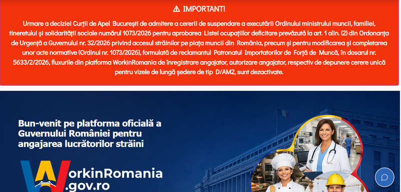 Soluția de criză la care recurg agențiile de recrutare, după blocarea Platformei Work in Romania: Personal non-UE, înlocuit temporar cu salariați români. Se fac recrutări punctuale, în funcție de fiecare proiect