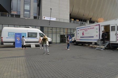 Testări gratuite pentru cancerul de col uterin şi cancerul de sân, pe Cluj Arena

