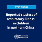 OMS este îngrijorată de o creştere a numărului de boli respiratorii în China