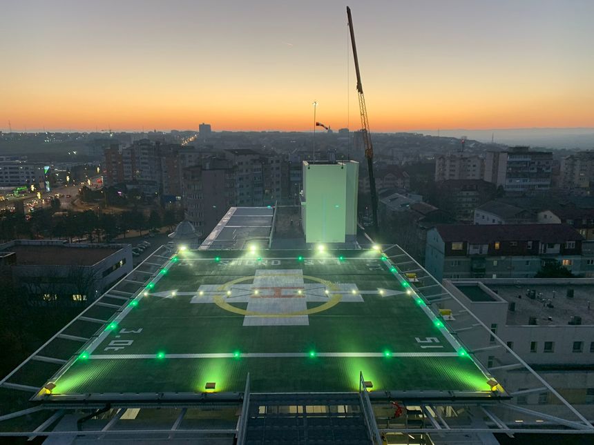 Spitalul Clinic Judeţean de Urgenţă Suceava are un heliport în urma unei investiţii de 1 milion de euro a Consiliului Judeţean