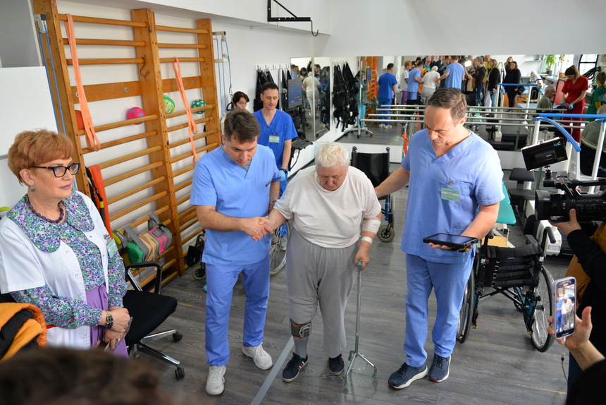 Aparatură robotizată destinată recuperării medicale şi lucrări pentru modernizarea infrastructurii, la Spitalul de Recuperare Cluj / 11 milioane de euro, investiţi în ultimii 8 ani

