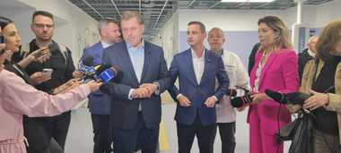 Ministrul Sănătăţii, în vizită la Spitalul de Copii din Timişoara: Spitalul este finalizat în proporţie de 95% de câţiva ani şi sunt oarecum surprins că el nu a fost finalizat