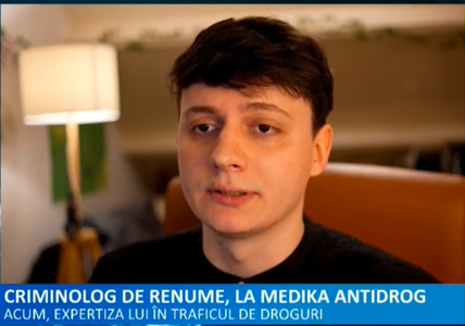 Vlad Zaha, expert criminolog: România are nevoie de o schimbare radicală în ceea ce priveşte lupta antidrog, înainte ca zeci de mii de vieţi să fie pierdute
