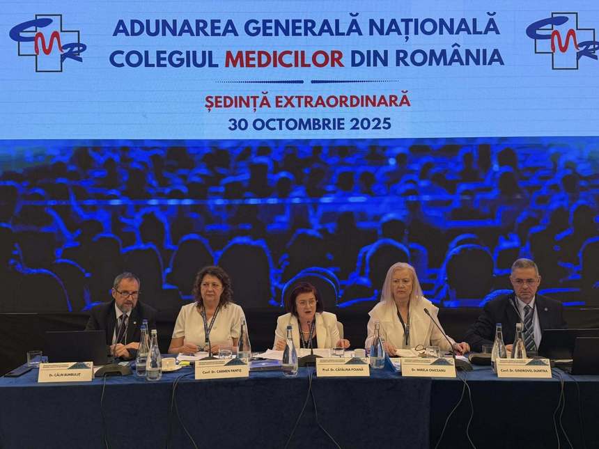 A fost adoptat noul Cod de Deontologie Medicală – Se va aplica din ianuarie 2026 / Interzice promovarea de informaţii pseudoştiinţifice, reglementează telemedicina şi stabileşte limitele şi rolul inteligenţei artificiale în actul medical / Alte prevederi
