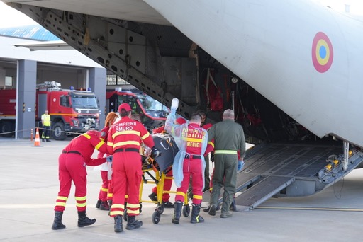 Pacient cu arsuri, transportat în Belgia de o aeronavă militară / La întoarcere, aeronava va aduce în Romînia un pacient tratat din iulie la Liège

