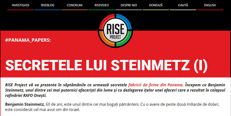 Rise Project: Benjamin Steinmetz, implicat prin firma BSG Resources în scandalurile Rafo şi Dărmăneşti