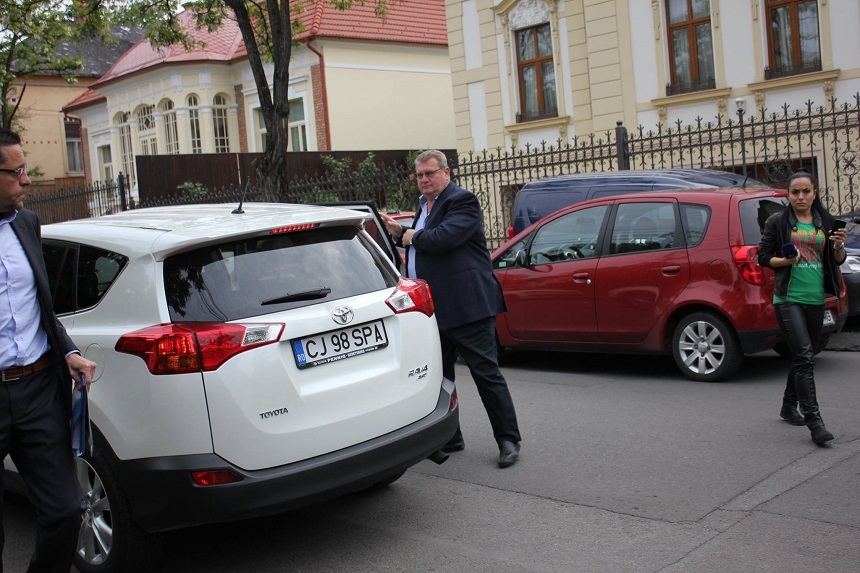 Şi preşedintele CFR Cluj, Iuliu Mureşan, a venit la DIICOT Cluj, unde fusese citat în dosarul de evaziune fiscală şi delapidare