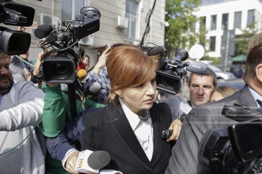 Ioana Băsescu a plecat de la DNA, după patru ore de audieri (FOTO: Inquam Photos / Octav Ganea)