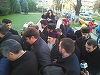 Aproximativ 20 de preoţi l-au însoţit din nou pe IPS Teodosie la Poliţia Judeţeană Constanţa pentru controlul judiciar - FOTO