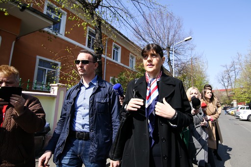 Laura Codruţa Kovesi s-a prezentat din nou la Secţia 18 de Poliţie, în conformitate cu termenii controlului judiciar
