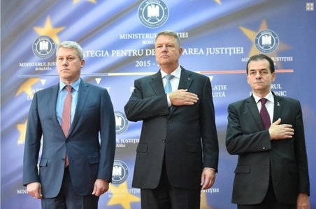 Klaus Iohannis se întâlneşte miercuri la Cotroceni cu ministrul Justiţiei şi premierul Ludovic Orban. Cătălin Predoiu va anunţa ulterior modificările propuse la Legile Justiţiei