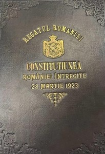 CCR a decis, miercuri, ca anul 2023 să fie declarat Anul „Centenarului Constituţiei României Întregite”