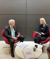 Alina Gorghiu a discutat, în marja Consiliului JAI, cu Didier Reynders, comisarul european pentru justiţie, despre legea pensiilor de serviciu pentru magistraţi / Ea i-a mulţumit acestuia pentru sprijinul ridicării MCV