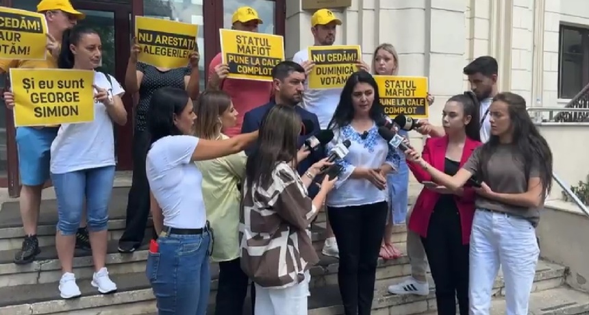 Un membru AUR a fost chemat ca martor, într-un dosar despre un incident la un miting din Suceava / Georgiana Teodorescu: Acest dosar nu are legătură cu cel referitor la Silvestru Şoşoacă, cu excepţia faptului că îl vizează tot pe George Simion