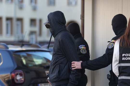 Bogdan Peşchir, adus la audieri in Capitală FOTO: Inquam Photos / George Călin