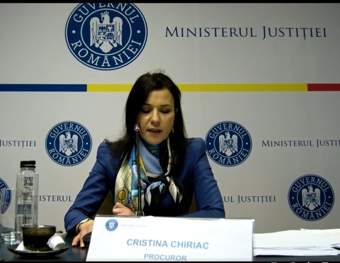 Cristina Chiriac, propusă procuror general: Observaţiile din avizul negativ al Secţiei pentru procurori nu sunt expresia unei lipse de viziune, ci a unei diferenţe între modul în care aceasta a fost percepută şi modul în care a fost exprimată - VIDEO
