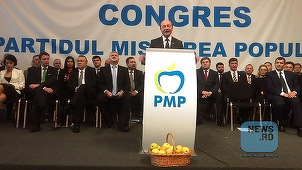 Congresul PMP în care va fi aleasă din nou conducerea partidului a început la Parlament - VIDEO