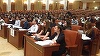 Elevii din trei licee au simulat o şedinţă de plen. Zgonea: Sunteţi toţi prezenţi, fapt unic în istoria Parlamentului