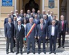 Depunerea jurământului de către noul primar al Buzăului şi de consilierii locali a fost marcată de situaţii inedite - FOTO