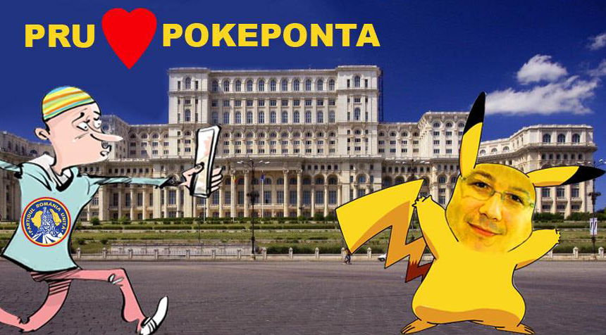 Diaconu, campanie inspirată din PokemonGO pentru a-l aduce pe Ponta în PRU; Ponta: După Puie Monta am ajuns PokePonta