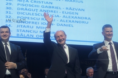 Băsescu: Sloganul nostru în această campanie este ”Lupt pentru România”, obiectivul, unirea cu Republica Moldova