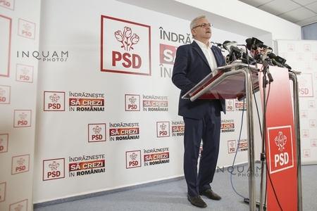 Dragnea: PSD a câştigat fără echivoc şi fără dubiu alegerile; românii nu au votat pentru guvern tehnocrat sau liberal