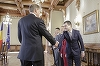 Consultările dintre Klaus Iohannis şi liderii USR au început. VIDEO