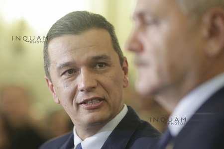 Premierul Grindeanu s-a întâlnit la Guvern cu Liviu Dragnea, imediat după întrevederea cu preşedintele Iohannis